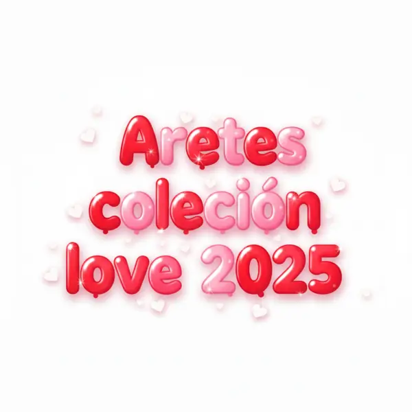 imagen Aretes Colección Love 2025